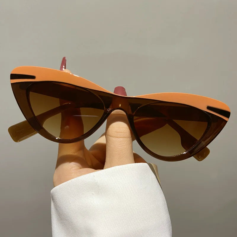 Cat Eyes Two Toned Sunglasses