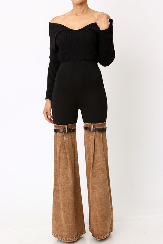 Denim Jodphur Pants new arrivals preorder